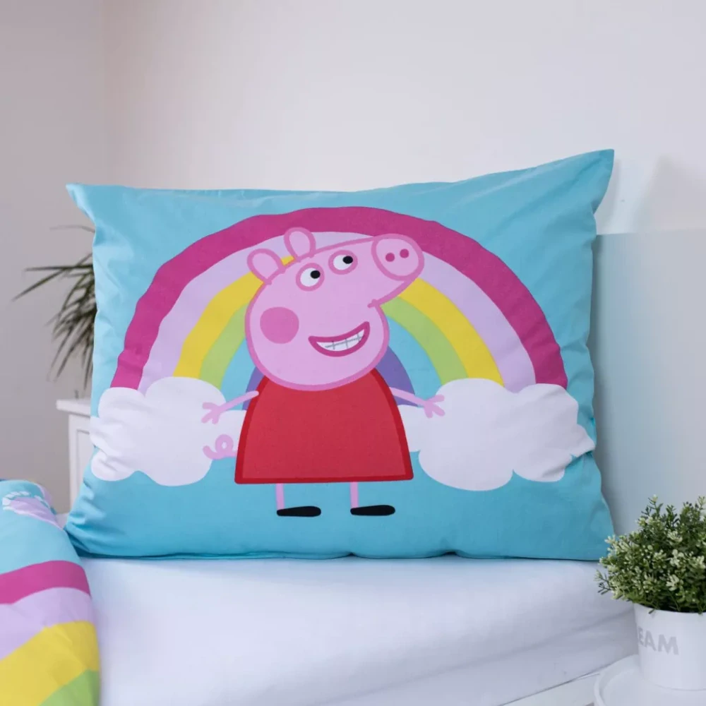 Obliečky 140x200 PEPPA PIG dúha