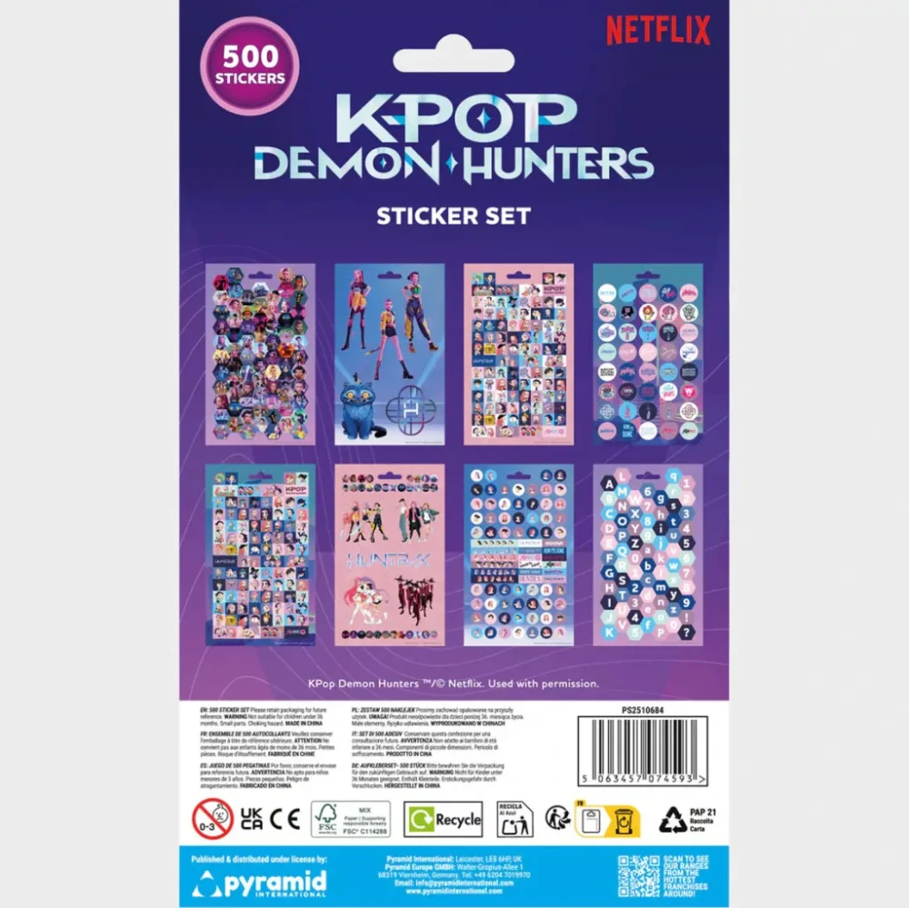 Sada nálepiek LOVCI DÉMONOV