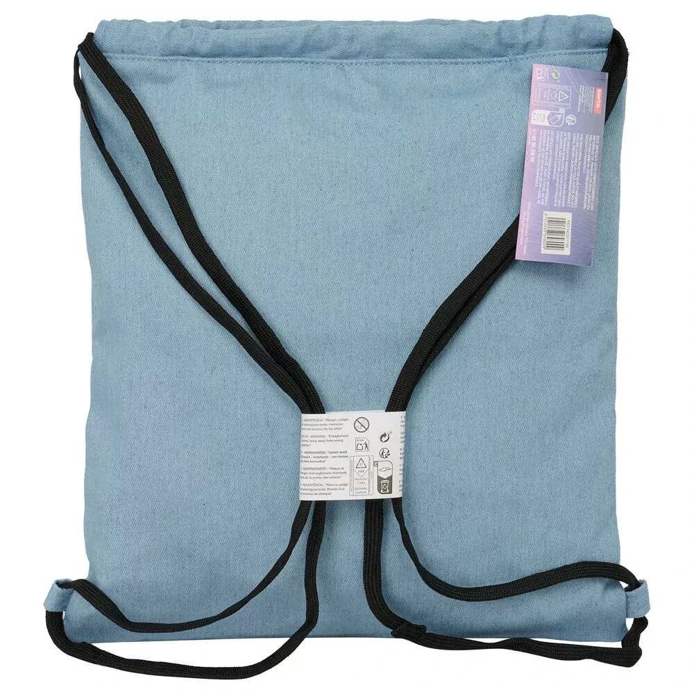 Vrecko na prezúvky LOVCI DÉMONOV denim 40cm