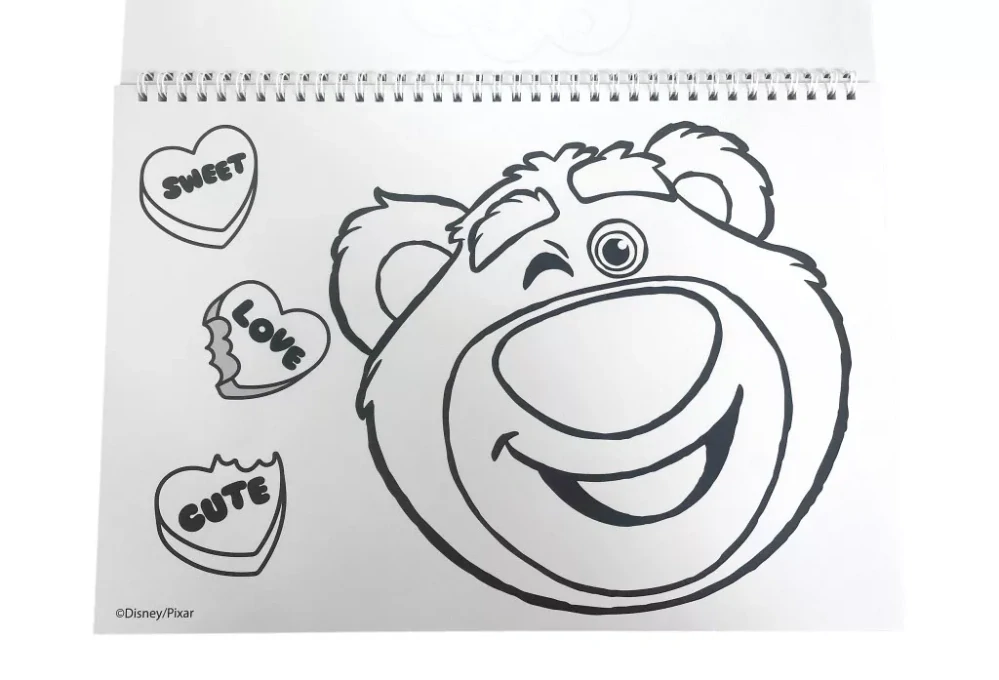 Špirálový skicár + nálepky LOTSO