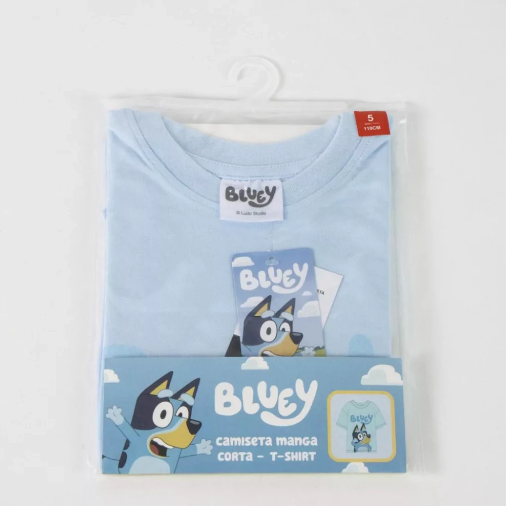 Tričko s krátkym rukávom BLUEY smile - 5r.