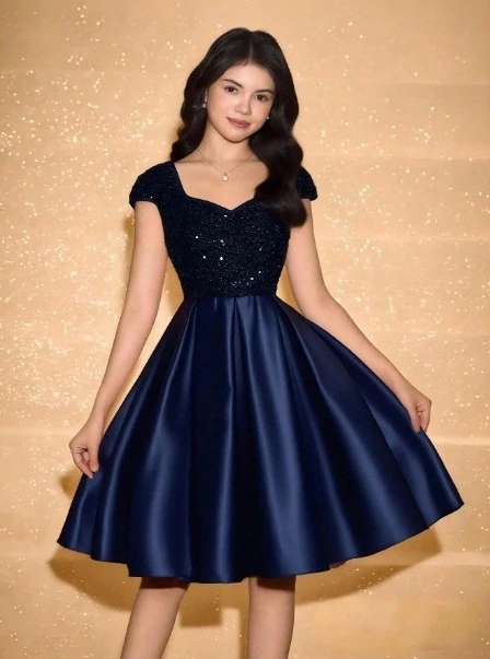 Dievčenské spoločenské šaty model SOFIA veľ.13-16r.