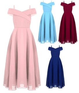 Dievčenské spoločenské šaty model LEONA 10-16r. - viac farieb