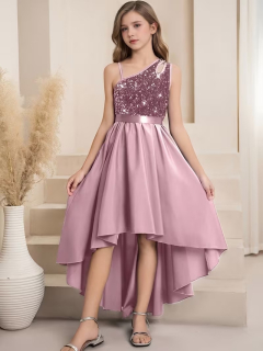 Dievčenské spoločenské šaty model MALVÍNA veľ.128-150 (9-12r.) - viac farieb