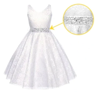 Dievčenské spoločenské šaty model PRINCES 12.