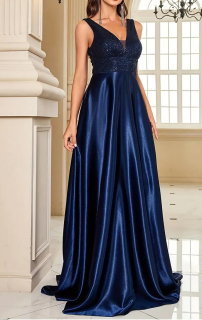 Spoločenské šaty model SÁRA veľ. S-L (veľ. 36-42)