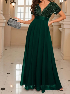 Spoločenské šaty model NINA veľ. S-XL (veľ.36-44)