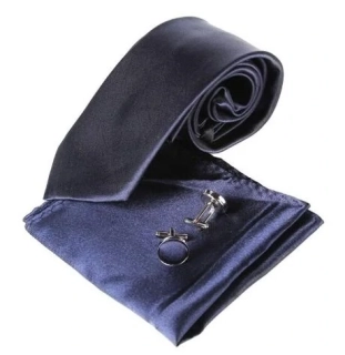 Pánska kravatová súprava MODRÁ indigo