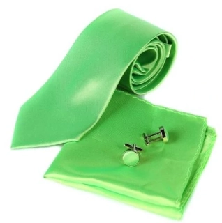 Pánska kravatová súprava ZELENÁ