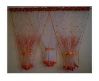 Hotová záclona 150x400 DARJA orange