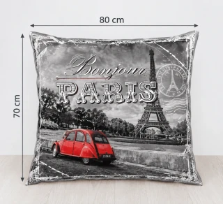 Obliečka na vankúš 70x80 PARIS auto