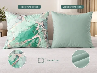 Obliečka na vankúš 70x80 MINERALS zelená