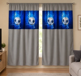 Detské závesy 145x210 FUTBALKA 